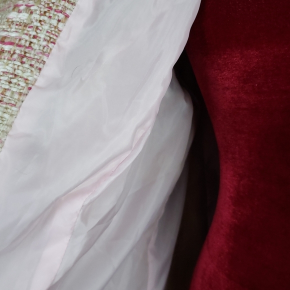 George Pink Boucle Lined Blazer Size 18/20 - Picture 7 of 9